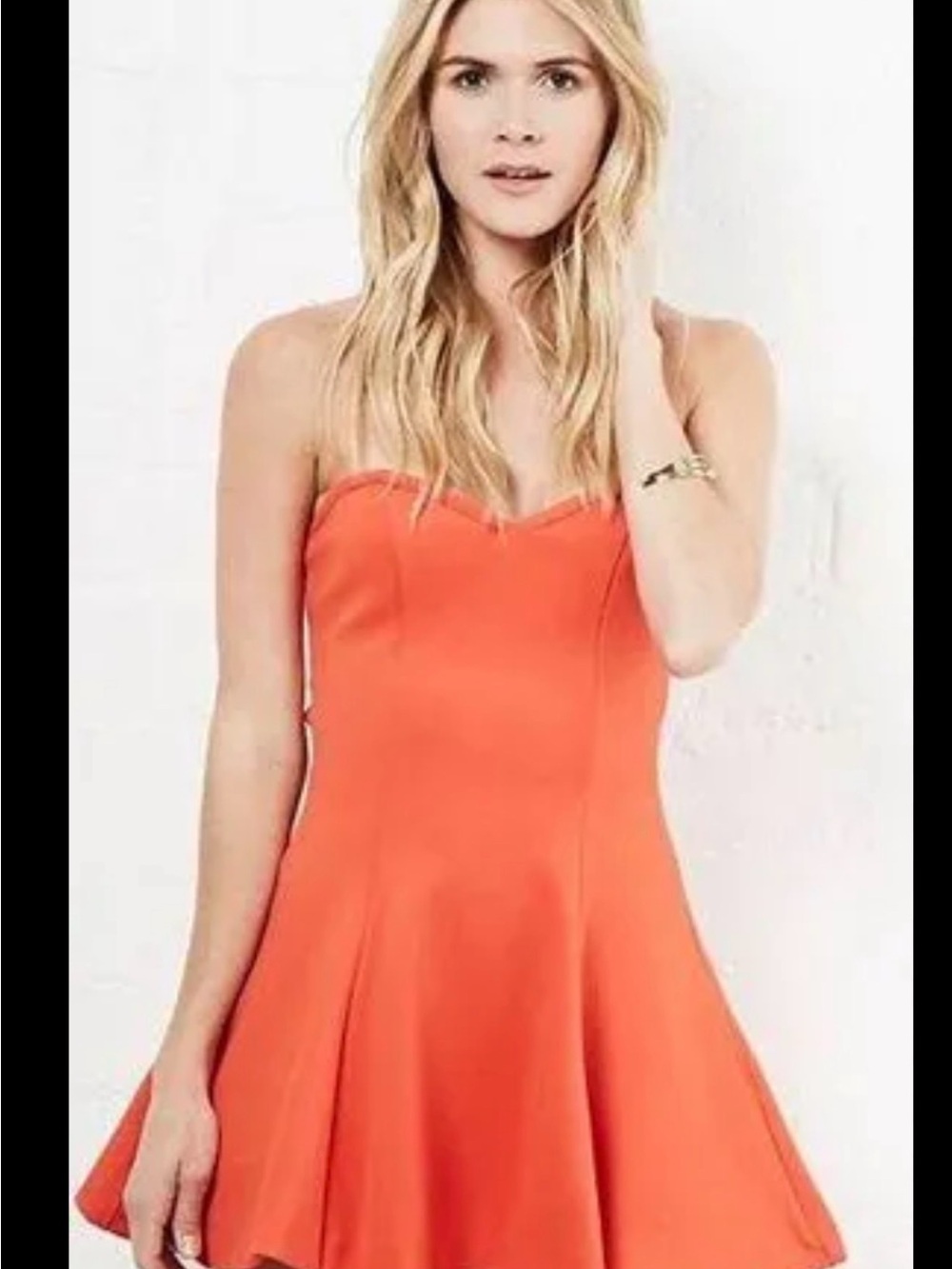 Lovers + Friends Strapless Fit-and-Flare Dress